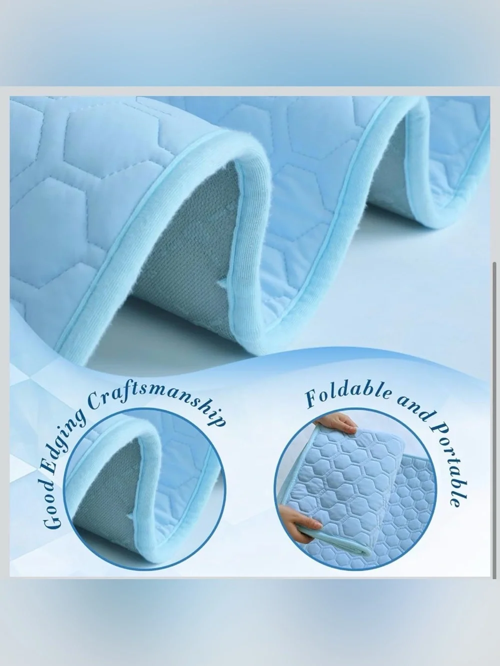 Arc-Chill Pet Cooling Mat Dogs Cats Q-Max 0.5 Washable Non-Slip Pad